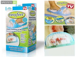 Ексфолиране на загрубялата кожа на краката с Easy Feet