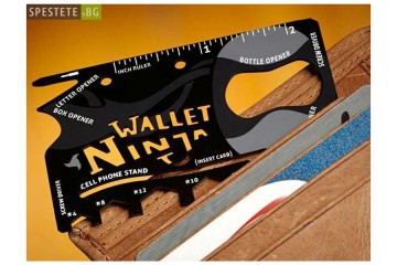 Wallet Ninja - мултифункционално приспособление за портфейл-foto7