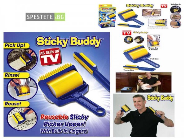 Комплект ролери за премахване на косми и прах - Sticky Buddy