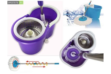 Революционен моп с центрофуга Spin Mop-foto4