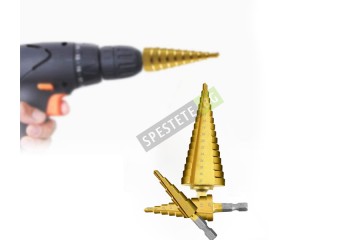 Конусовидни стъпални свредла 3бр.-foto3