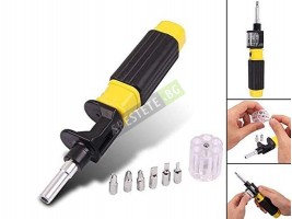 Мултифункционална отвертка с приставки-foto2