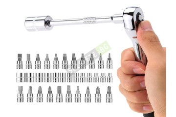 Комплект инструменти гедоре 46 части-foto4