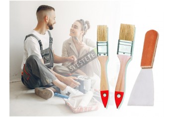 Комплект шпатула и четка за боядисване-foto2