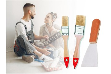 Комплект шпатула и четка за боядисване-foto2