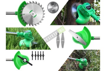 Безжичен електрически тример косачка-foto3