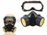 Предпазна работна маска и очила