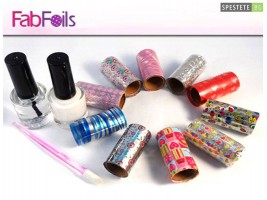 Комплект за маникюр с цветно фолио Fab Foils-foto3
