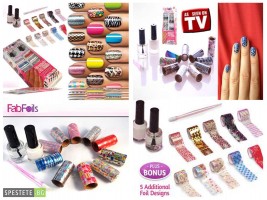 Комплект за маникюр с цветно фолио Fab Foils-foto2