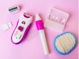 Комплект епилатор и автоматична пила за нокти-foto2