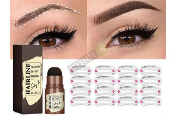 Комплект шаблони и пудра за вежди-foto3