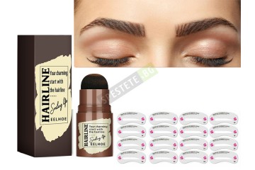 Комплект шаблони и пудра за вежди-foto2