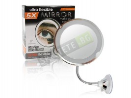 Козметично огледало със светлина и органайзер за козметика-foto2