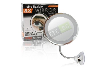 Козметично огледало със светлина и органайзер за козметика-foto2