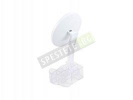 Козметично огледало със светлина и органайзер за козметика-foto3