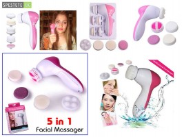 Масажор за красива кожа на лицето 5in1 Beauty care massager-foto4