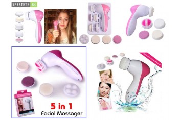 Масажор за красива кожа на лицето 5in1 Beauty care massager-foto4