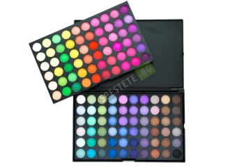 Професионален комплект от 120 цвята сенки за очи-foto3