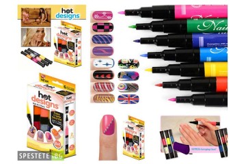 Декорация за маникюр 6 бр. цвята - Hot Design-foto3