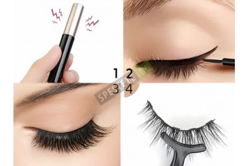 Комплект изкуствени магнитни мигли-foto3