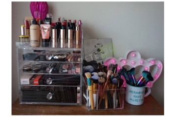 Луксозен органайзер за козметика и бижута-foto2