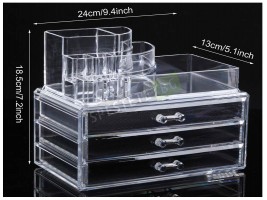 Луксозен органайзер за козметика и бижута-foto4