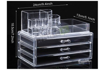 Луксозен органайзер за козметика и бижута-foto4