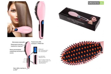 Електрическа четка за изправяне на коса-foto3