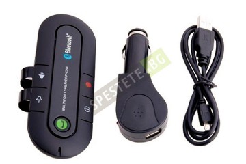 Блутут хендсфри комплект за кола-foto2