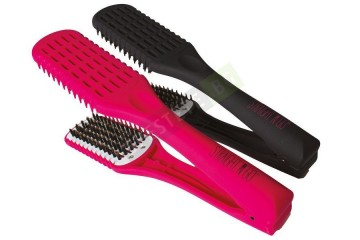 Двойна четка за изправяне на коса-foto2