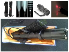 Електрошок фенер лазер FT1288-foto3