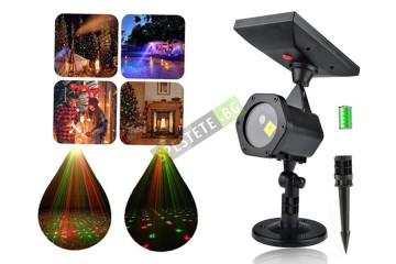 Коледен соларен прожектор-foto3
