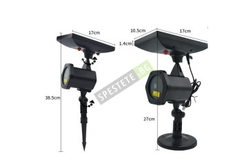 Коледен соларен прожектор-foto5