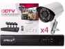 Комплект за видеонаблюдение с 4 камери CCTV