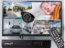 Комплект за видеонаблюдение с 4 камери CCTV