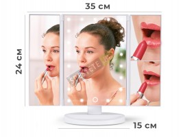 Сгъваемо огледало с LED светлини-foto5