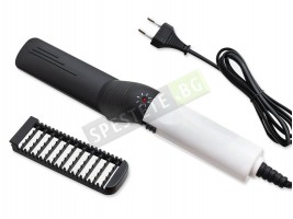 Електрическа четка за изправяне на брада и коса-foto2