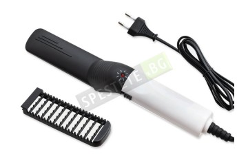Електрическа четка за изправяне на брада и коса-foto2