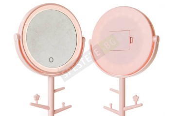 Козметично огледало с LED светлина и вентилатор-foto4