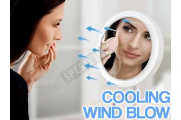 Козметично огледало с LED светлина и вентилатор-foto2