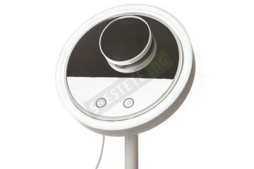 Козметично огледало с LED светлина и вентилатор-foto3