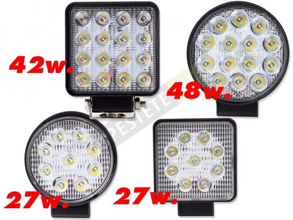 LED фар за автомобил 27W