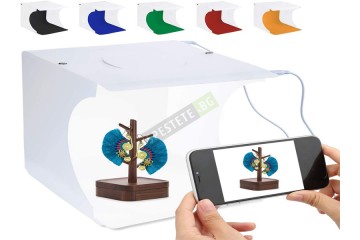 Мини фото студио с LED осветление-foto4