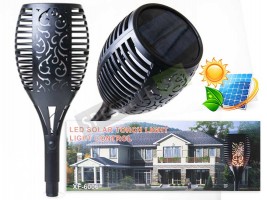 Соларна градинска факла-foto3