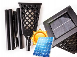 Соларна лампа фенер с ефект на пламък-foto3