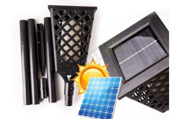 Соларна лампа фенер с ефект на пламък-foto3