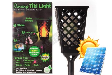 Соларна лампа фенер с ефект на пламък-foto4