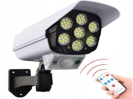 Соларна лампа имитираща камера за видеонаблюдение-foto4