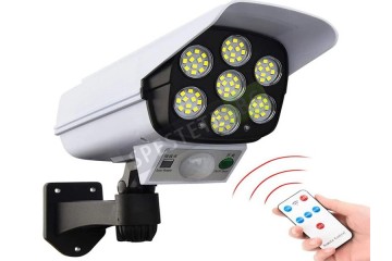 Соларна лампа имитираща камера за видеонаблюдение-foto4