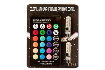 Автомобилни цветни светлини с дистанционно управление